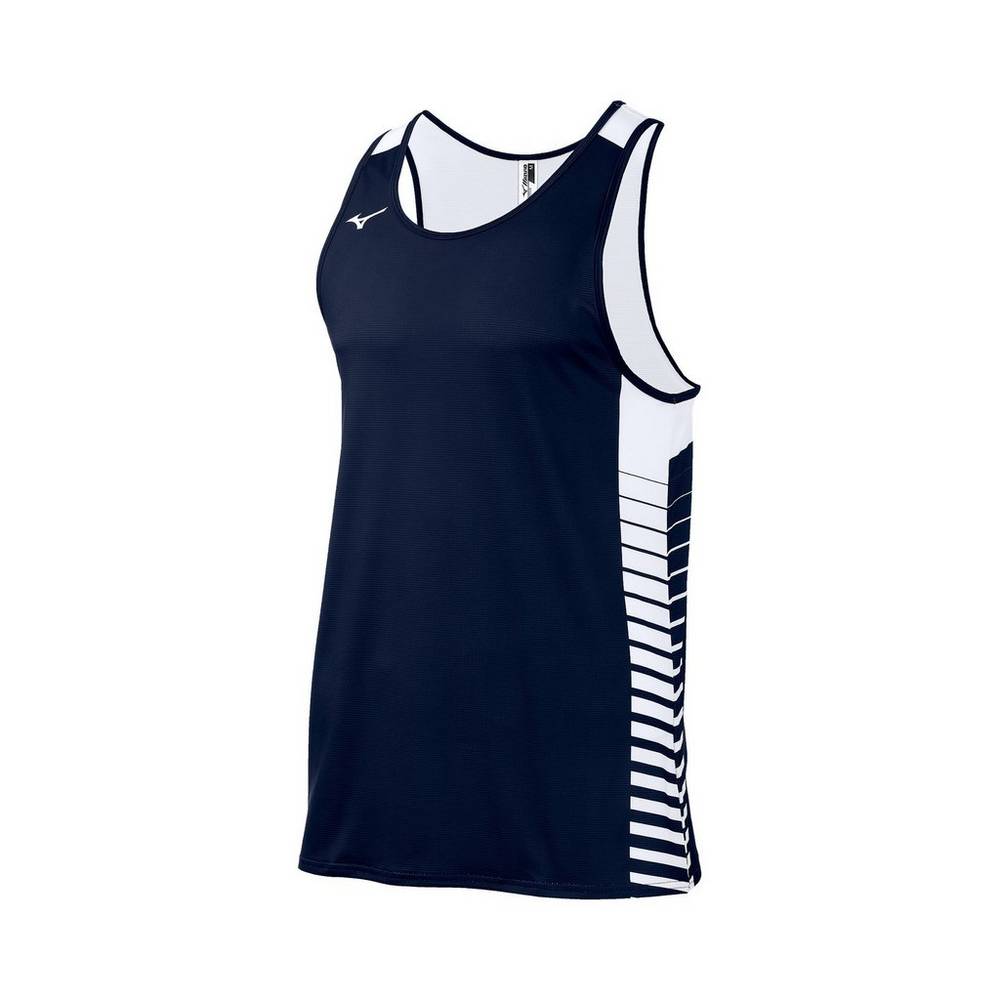 Mens Mizuno Team Tank Top Navy Philippines (QIMRSA768)